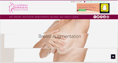 Desktop Screenshot of californiasurgicalinstitute.com